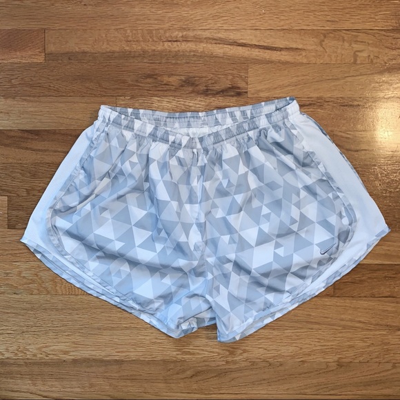 Nike Pants - Nike Women's Tempo Running Shorts Grey Triangle XL